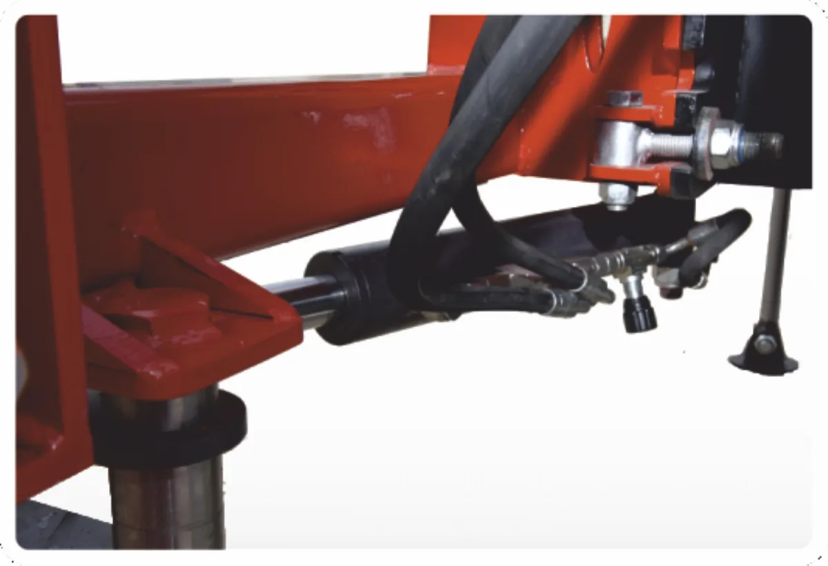 Pole Punching Machine Behing Truck-van — 3