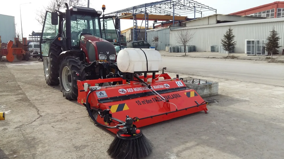 Tractor Or Construction Machine Mountable Front Sweeper — 2
