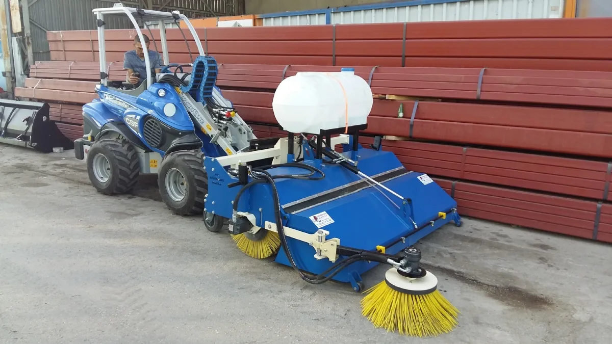 Tractor Or Construction Machine Mountable Front Sweeper — 3