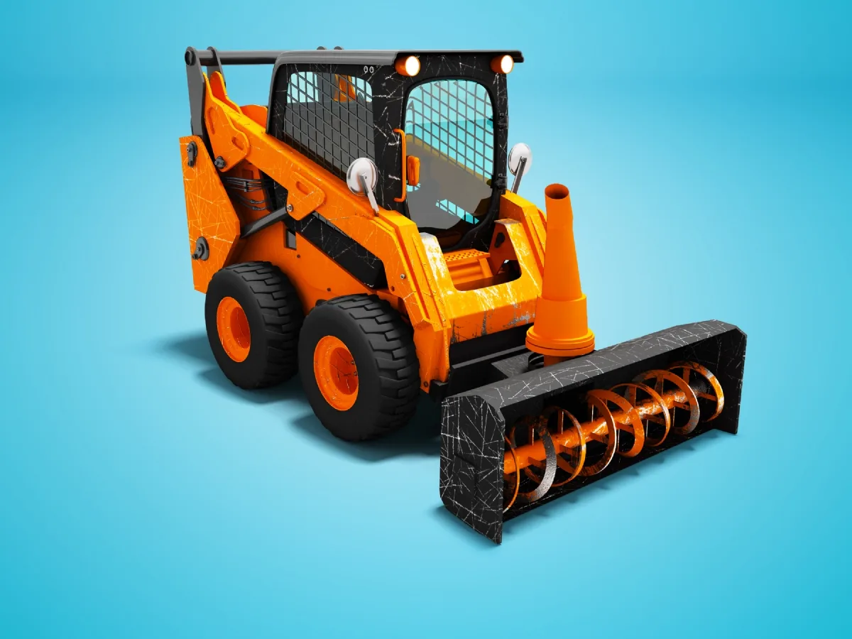 Snow Spray Machines Mountable To Earth Mover — 3